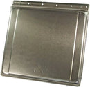 Metal tray on a white background