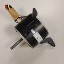 A black Nordyne/Miller/Intertherm blower motor with visible wiring and mounting brackets.