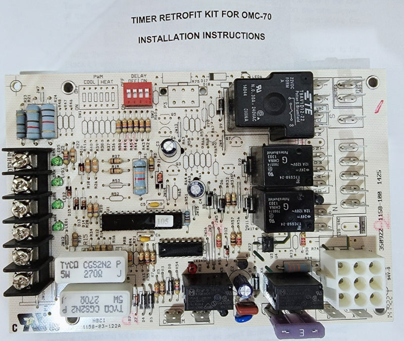Thermo Pride AOPS7218 Time Delay Relay RetroFit Kit (Not Returnable)