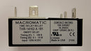 A white thermal fuse with blue and black details, used for time delay functionality in household appliances.