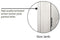 Steel Combination Door Series 7660/9000 for Mobile Home w/ Knocker Viewer (NOT RETURNABLE)