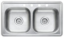 Stainless Steel Mobile Home Kitchen Sink 33x19x8