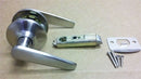 Satin Nickel Lever Passage Door Knob