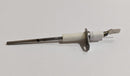 A flame sensor for mobile home gas/propane models, featuring a straight metal probe and white plastic body.