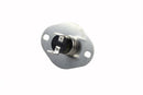 A limit switch for mobile home gas/propane models, featuring metallic construction with two protruding electrical contacts on a circular base.