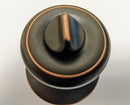 Wesco Oil-Rubbed Bronze Privacy Knob Handle Lockset