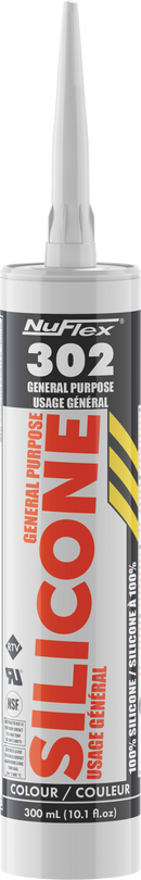 White NuFlex General Purpose 100% Silicone