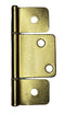 Non-Mortise Door Hinge (Brass) (Wider Center Leaf)
