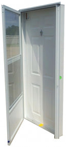 Fiberglass Combination Door for Mobile Home w/ Knocker Viewer (NOT RETURNABLE)