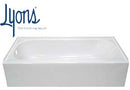 Lyons 27''x54'' White Mobile Home Tub (Acrylic With Fiberglass & OSB)