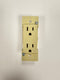 Pass & Seymour Ivory Self Contained Wall Receptacle With Plate