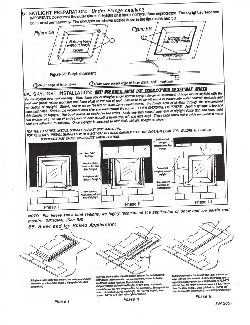 Fox Lite 24inX24in Double Pane Emerald Mobile Home Skylight