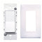Pass & Seymour White Self Contained Rocker Wall Switch With Plate