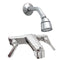 Empire 8in Chrome Tub & Shower Diverter W/ Lever Handles