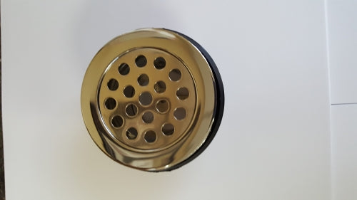 2-3/4in Chrome Shower Drain W/ 1-1/2in Thread