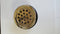 2-3/4in Chrome Shower Drain W/ 1-1/2in Thread