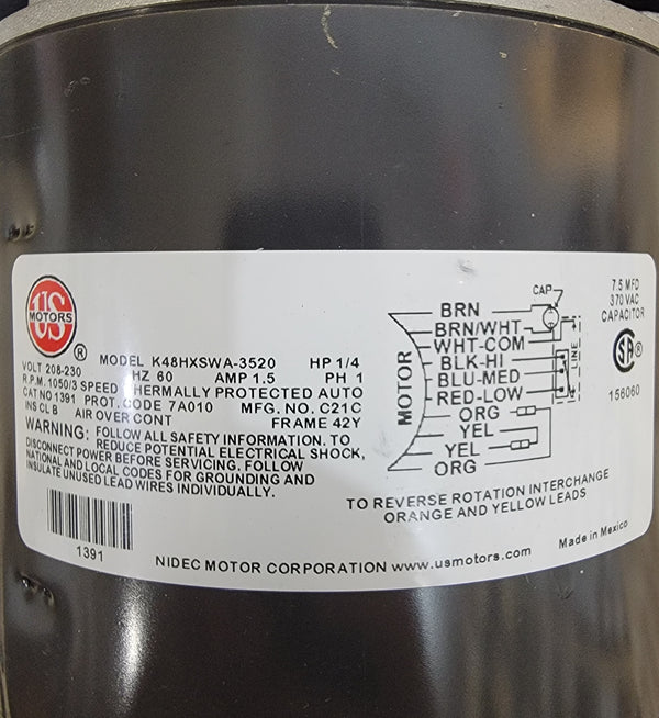 Coleman 1468-120P Blower Motor (MC-1468120P) (NOT RETURNABLE)