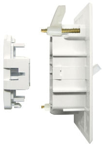 Wirecon White Self Contained Wall Switch