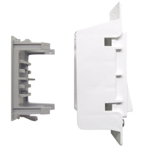 Pass & Seymour White Self Contained Wall Receptacle