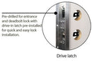 9-Lite Combination Door for Mobile Homes with Cottage Window (NOT RETURNABLE)