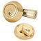 Polished Brass Single Cylinder Deadbolt Lock