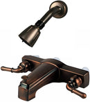 Empire 8in Oil Rubbed Bronze Tub & Shower Diverter W/ Lever Handles