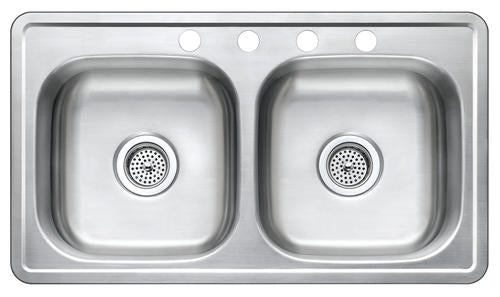 Stainless Steel Mobile Home Kitchen Sink 33x19x8