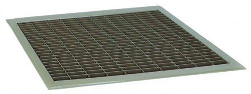 12 in x 20 in Floor Return Air Grille