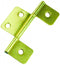 Interior Non-Mortise Door Hinge Pair (Brass)