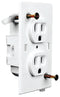 Wirecon White Self Contained Wall Receptacle – Star Supply USA
