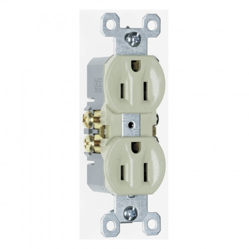 Almond Duplex Wall Receptacle