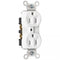 White Duplex Wall Receptacle