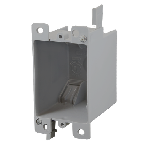 Cantex Single Gang Electrical Box With Swing Out Tabs