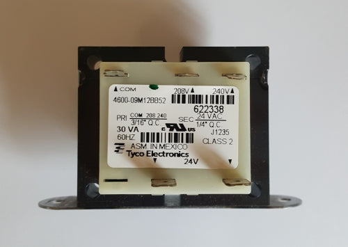 Nordyne/Miller/Intertherm 622338 Transformer 24V@30VA (NOT RETURNABLE)