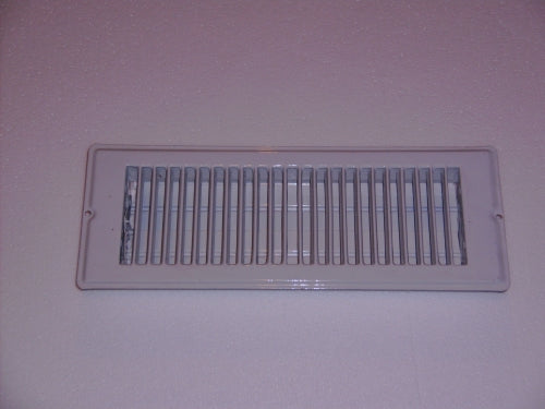4 x 12 White Floor Register