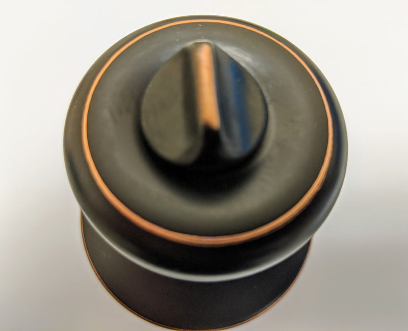 Wesco Oil-Rubbed Bronze Privacy Knob Handle Lockset