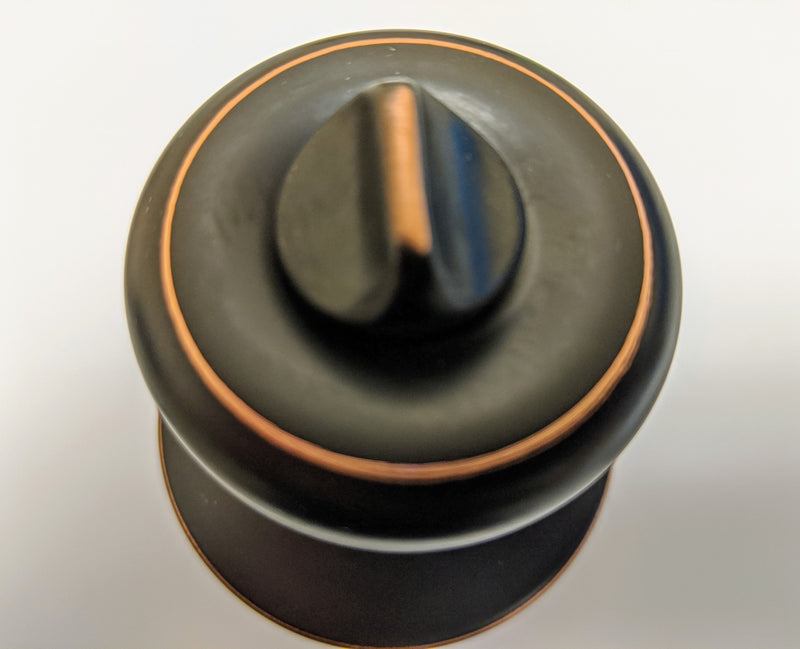 Wesco Oil Rubbed Bronze Privacy Knob Handle Lockset