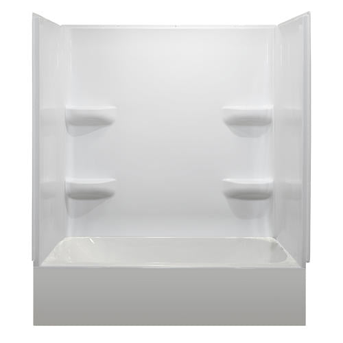 Lyons 27''x54'' White Mobile Home Tub With 3 Piece Surround