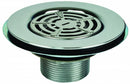Metal Shower Drain with Strainer 1-1/2in Thread