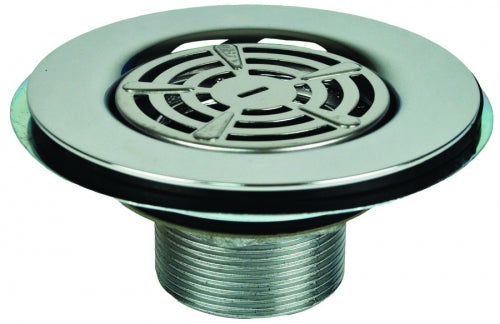 Metal Shower Drain with Strainer 1-1/2in Thread