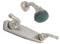 Empire 8in Shower Valve w/ Teapot Handles & Shower Kit - Nickel