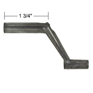 1.75 in Metal Jalousie Window Crank Handle