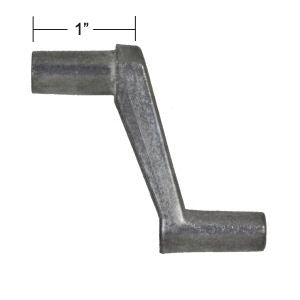 1 in Metal Jalousie Window Crank Handle