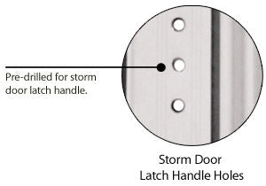 9-Lite Combination Door for Mobile Homes with Cottage Window (NOT RETURNABLE)