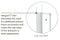 Kinro 30in White Vinyl Vertical Sliding Windows