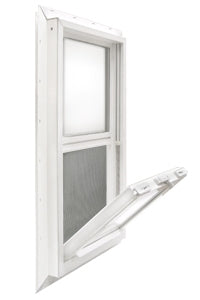 Kinro 30in White Vinyl Vertical Sliding Windows