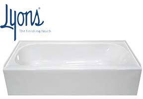 Lyons 27''x54''  White Mobile Home Tub (Acrylic With Fiberglass & OSB)